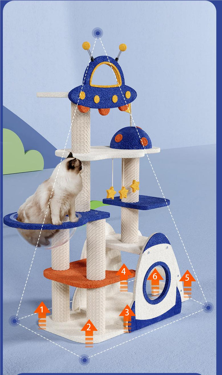 Cat Scratching Shelf vertical Cat condo cat cage scratcher pole cat tree tower