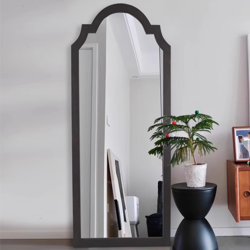 French Simple Full-length Mirror Retro Mirror