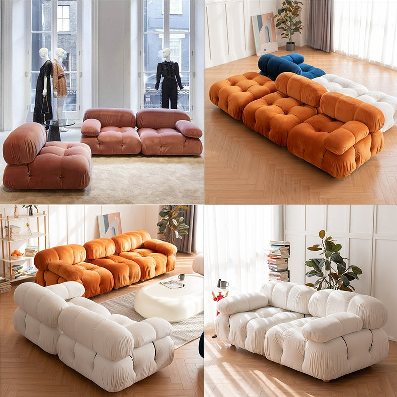 Modern Boucle Sofa