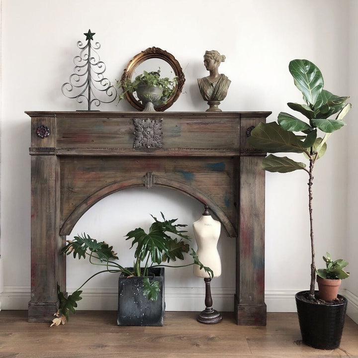 Fireplace Mantel Surround Console Table