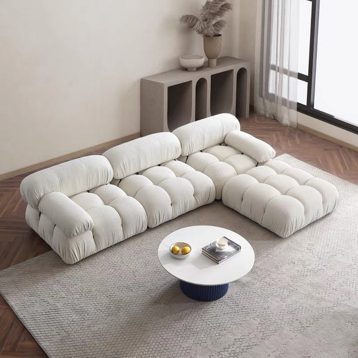 Modern Boucle Sofa