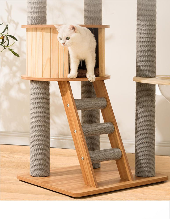 Cat Scratching frame space capsule Cat climbing rack with nest