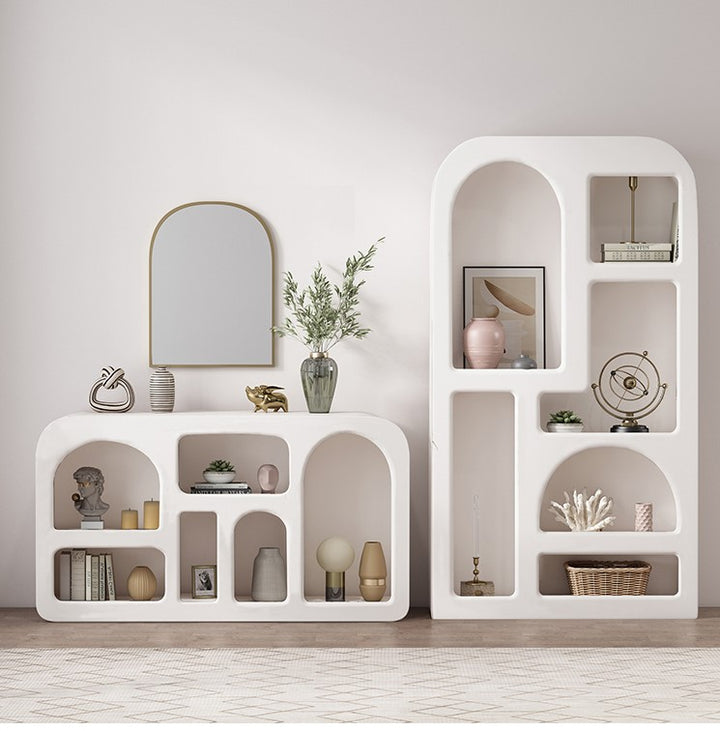 Nordic Cave Cabinet Display Cabinet Decorative Side Cabinet Arched Storage Bookcase