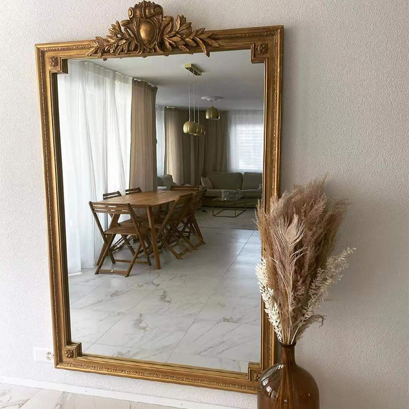 Vintage Carved Mirror Full Length Mirror Wall Hanging Mirror