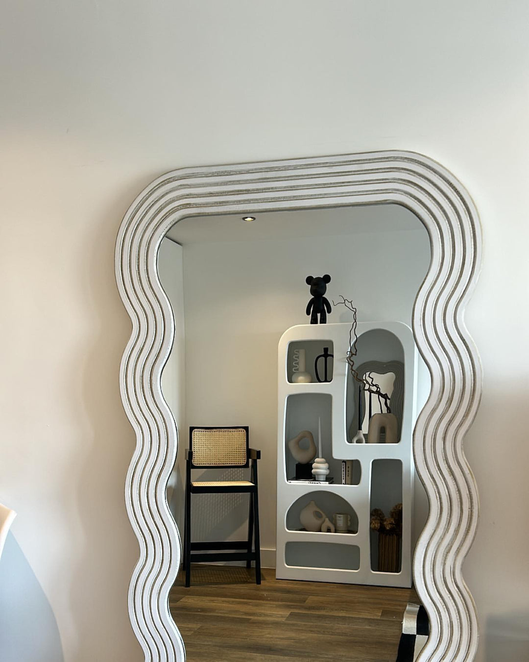 Undulating Mirror Full-length Mirror Retro Mirror Wall-mounted Mirror