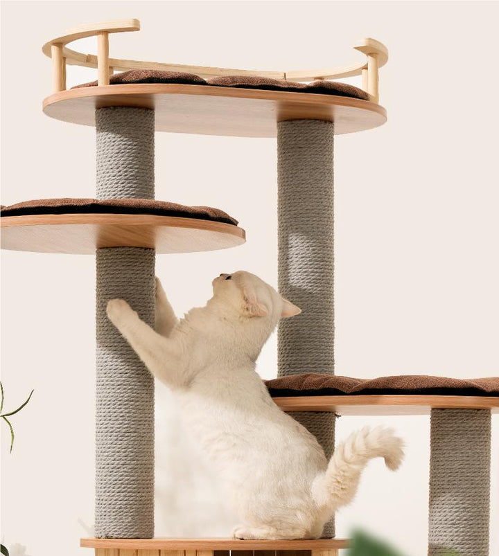 Cat Scratching frame space capsule Cat climbing rack with nest