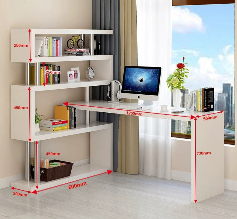 Modern Simple Modular Shelf Study Table