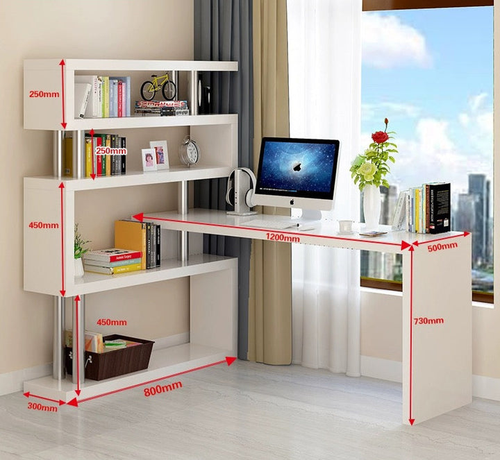 Modern Simple Modular Shelf Study Table