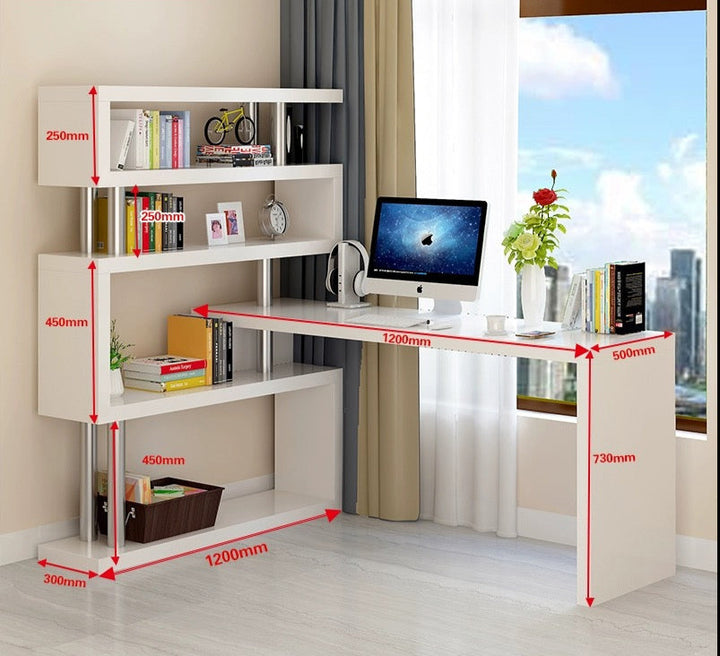 Modern Simple Modular Shelf Study Table