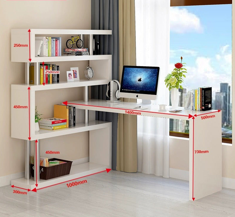 Modern Simple Modular Shelf Study Table