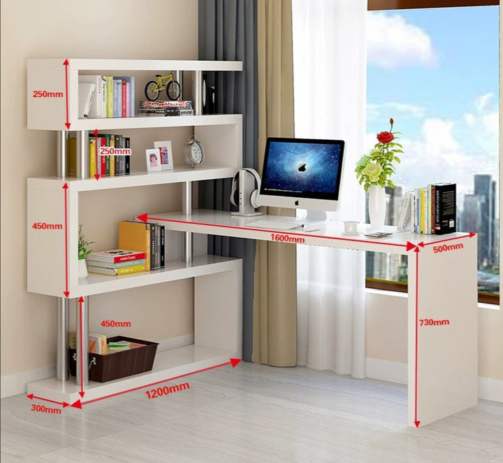 Modern Simple Modular Shelf Study Table