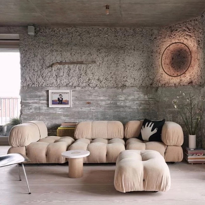 Modern Boucle Sofa