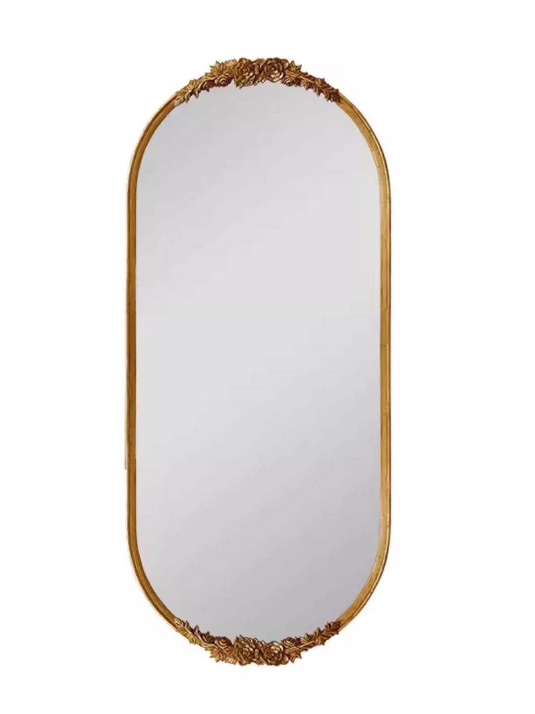 Retro Mirror Wall Hanging Carved Full-length Mirror