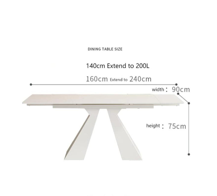 Modern Sintered Stone Dining Table