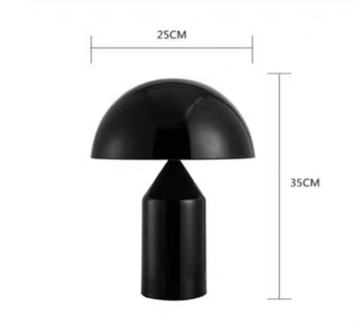 Metal Mushroom Table Lamp