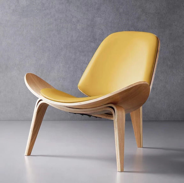 HARLEY Designer Wood Clad Armchair