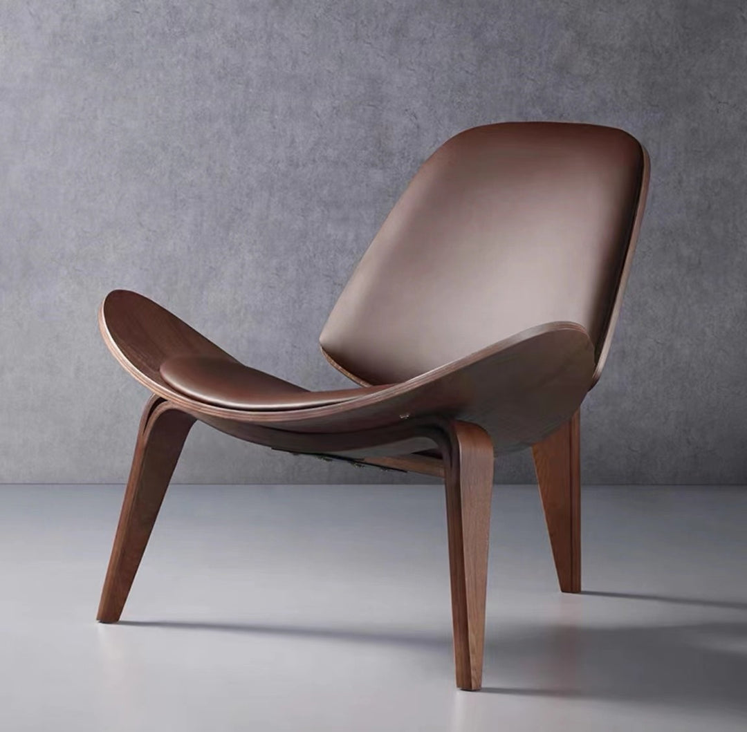 HARLEY Designer Wood Clad Armchair