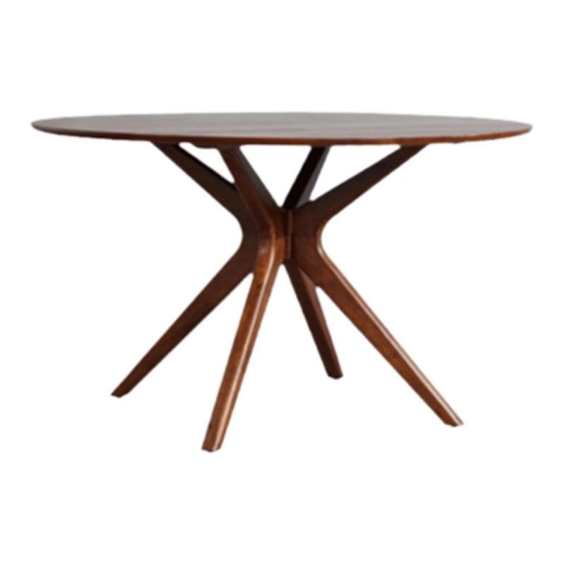 Solid Wood Wishbone Round Dining Table