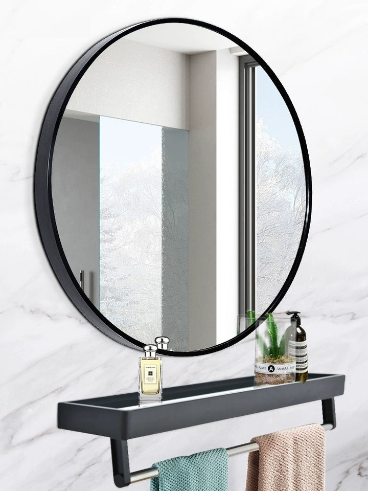 Sophie Modern Industrial Large Round Wall Mirror