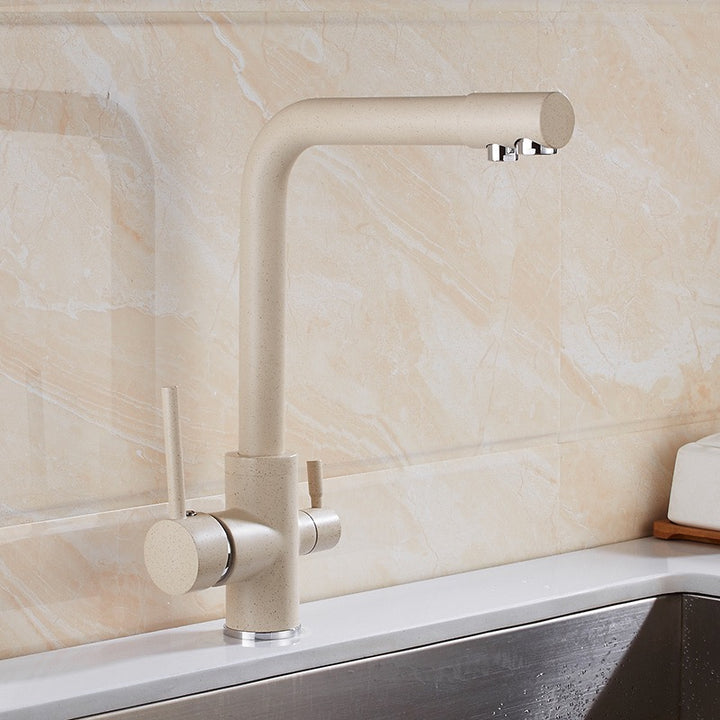 Minimalist Matte Black/Nude Tap Faucet