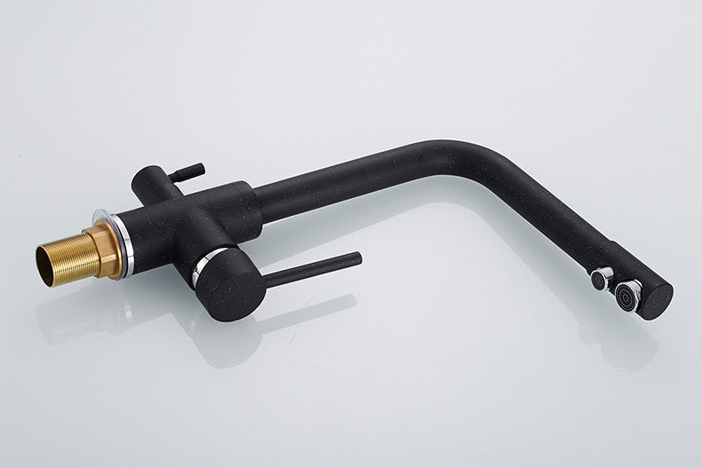 Minimalist Matte Black/Nude Tap Faucet