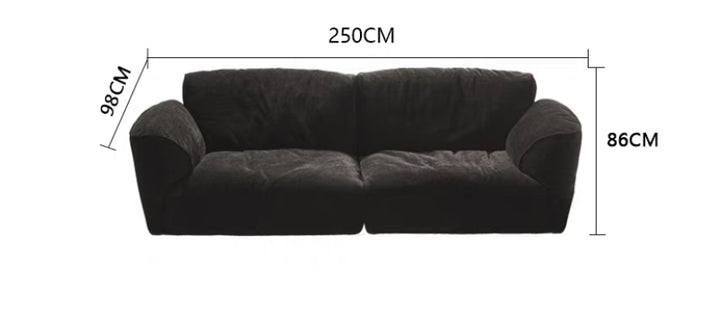 Asher 2 Piece Upholstered Chaise Sectional