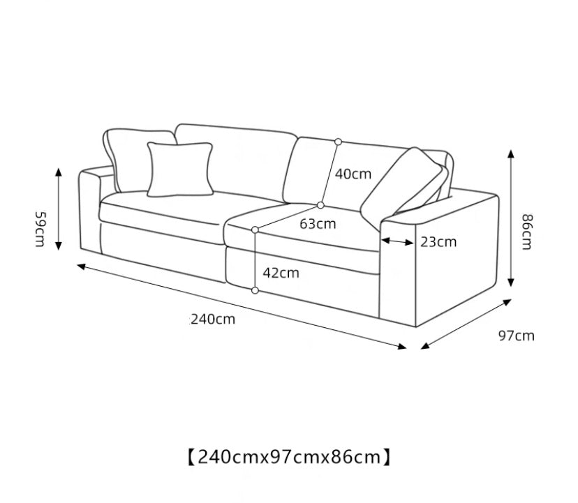 Millersburg 6 Piece Upholstered Sectional Sofa