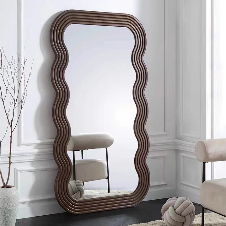 Undulating Mirror Full-length Mirror Retro Mirror Wall-mounted Mirror