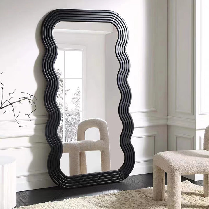 Undulating Mirror Full-length Mirror Retro Mirror Wall-mounted Mirror