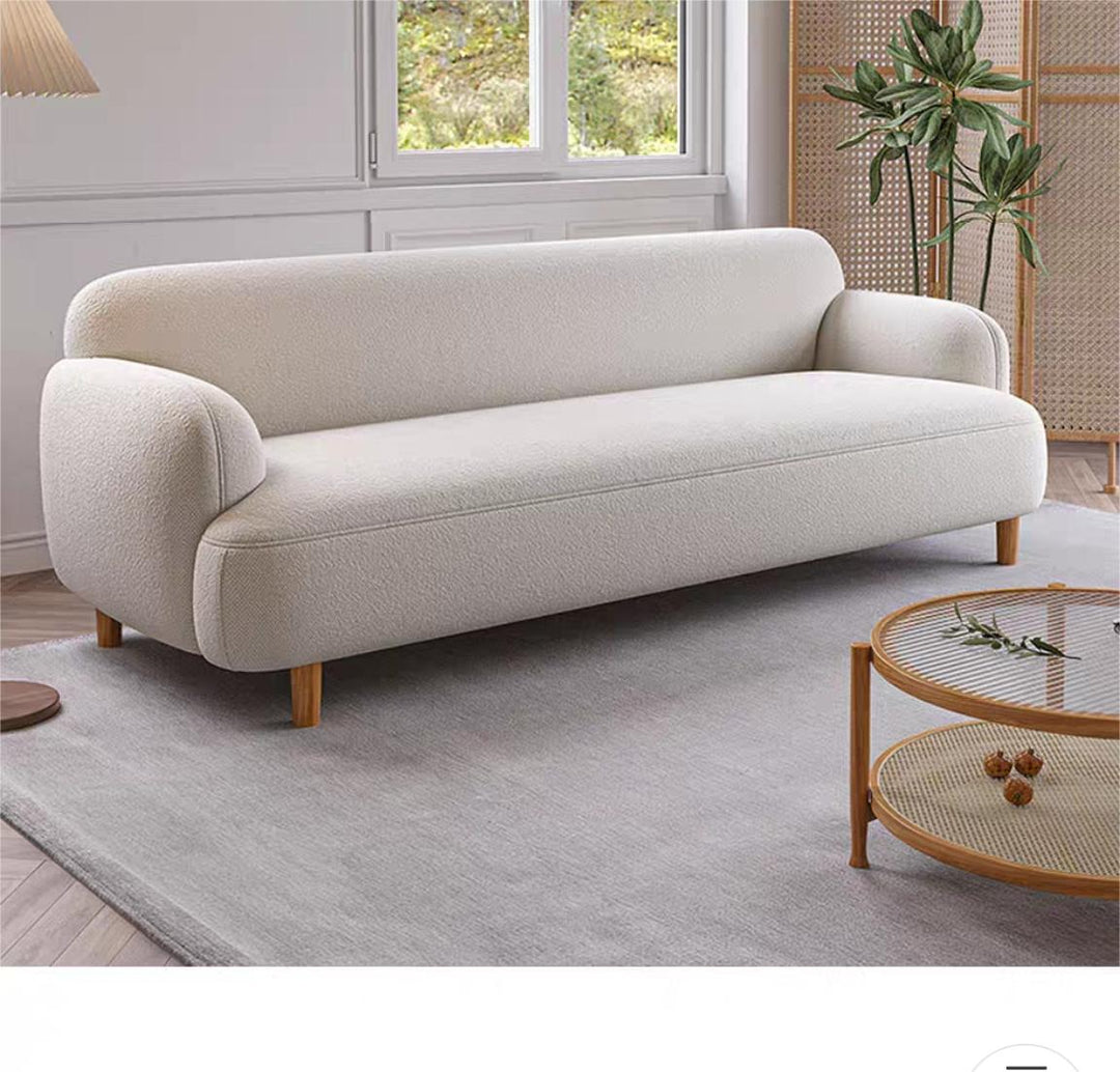 Modern Boucle Sofa
