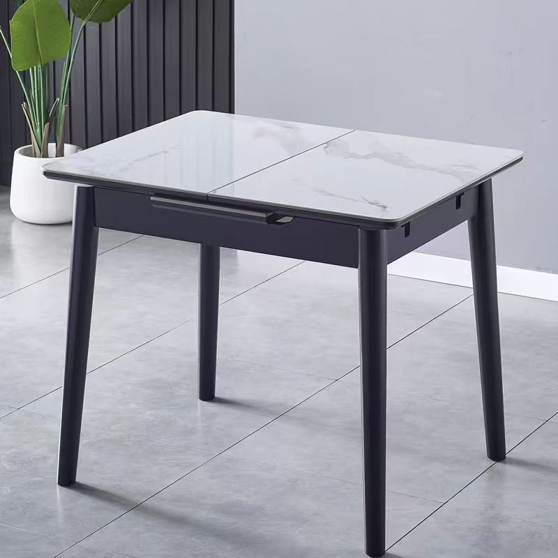 Modern Sintered Stone Extendable Dining Table