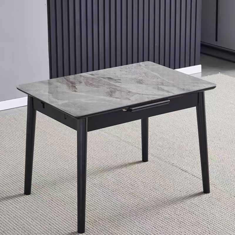 Modern Sintered Stone Extendable Dining Table