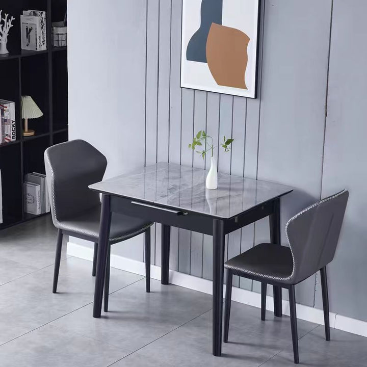 Modern Sintered Stone Extendable Dining Table