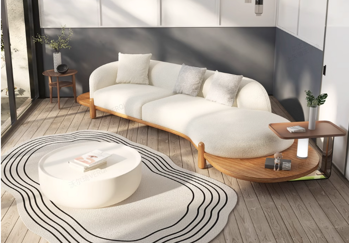 Japandi Boucle Sofa