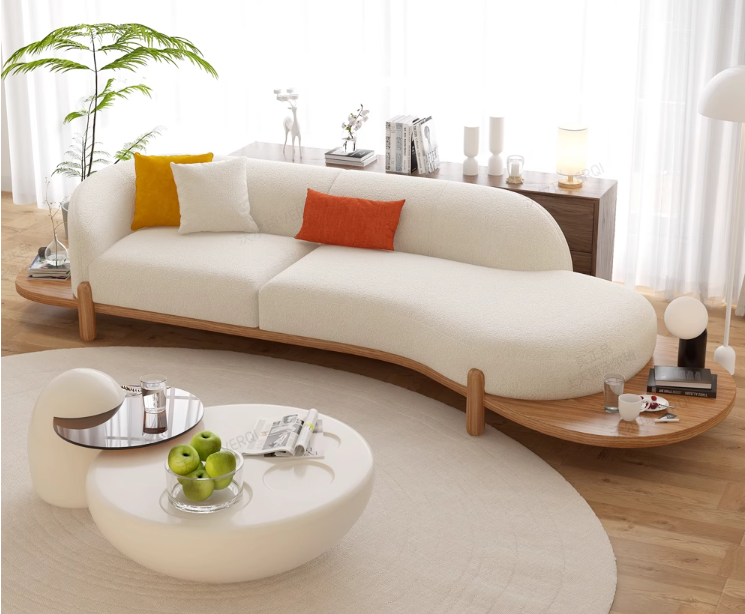 Japandi Boucle Sofa