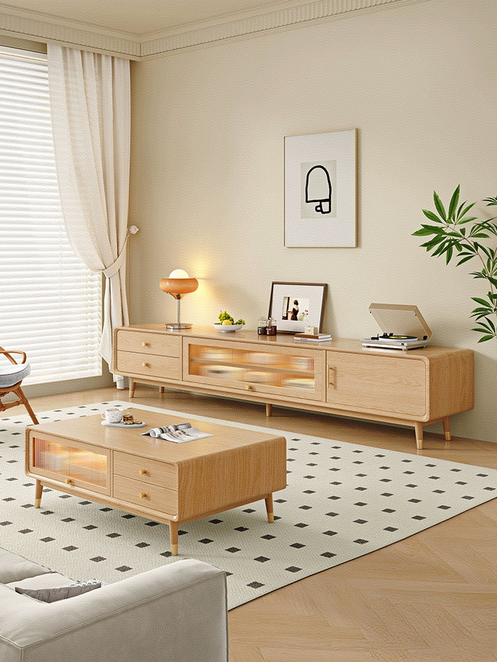 Nordic TV Console Solid Wood