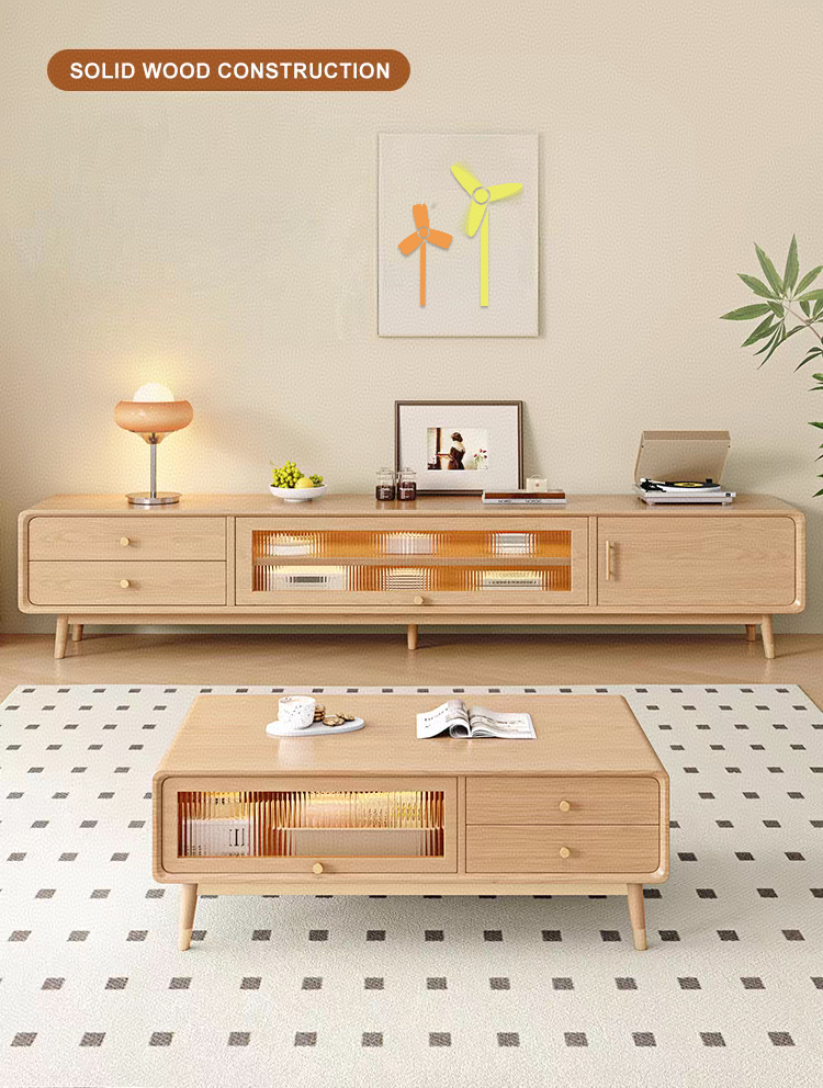 Nordic TV Console Solid Wood