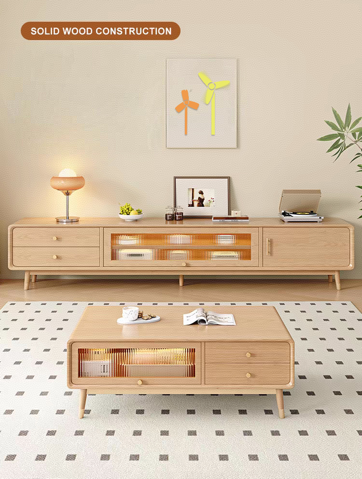 Nordic TV Console Solid Wood