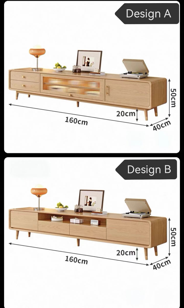 Nordic TV Console Solid Wood