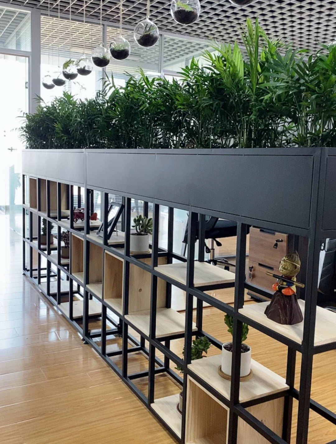 Modern Nordic Plant Rack Partition / Flower Display Shelf