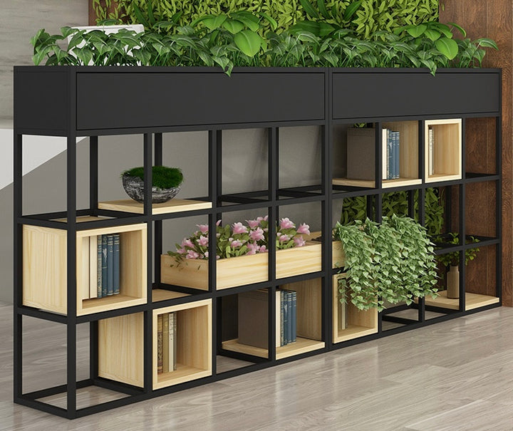 Modern Nordic Plant Rack Partition / Flower Display Shelf