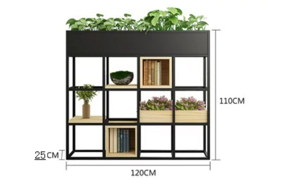 Modern Nordic Plant Rack Partition / Flower Display Shelf