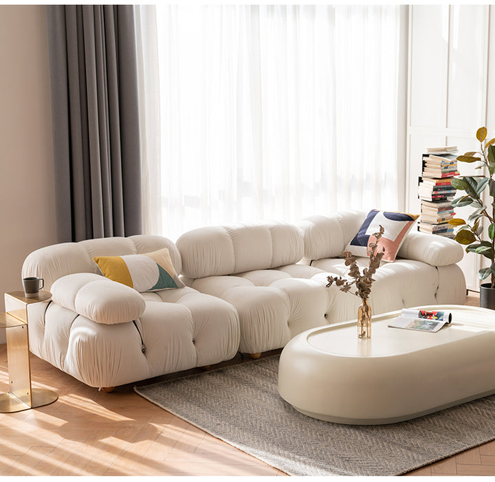 Modern Boucle Sofa