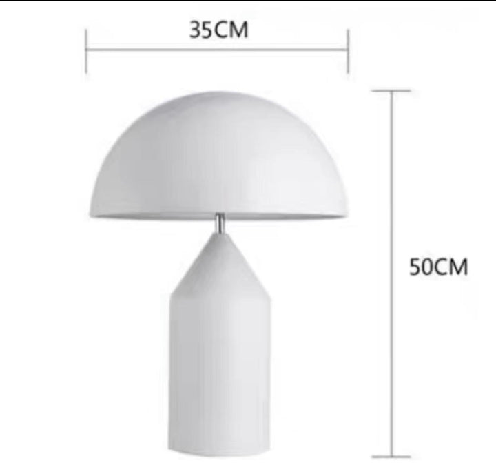 Metal Mushroom Table Lamp