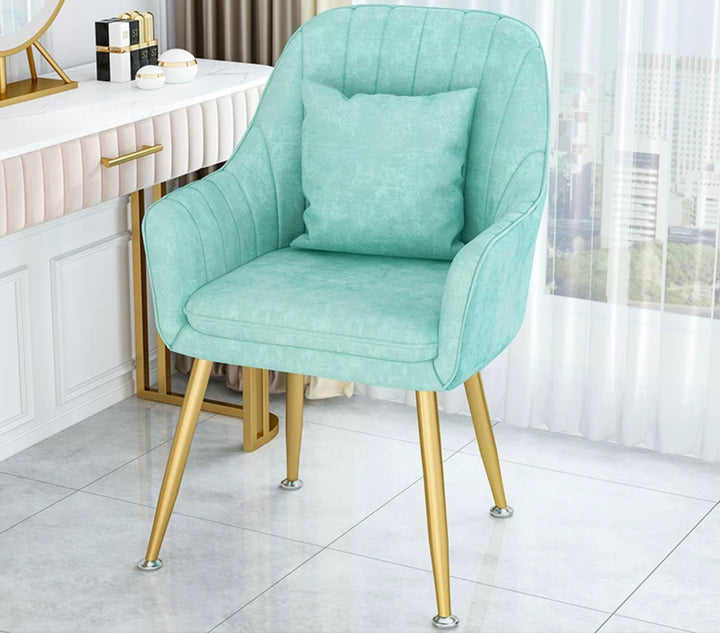 Modern Victorian Upholstered Velvet Dining Chair