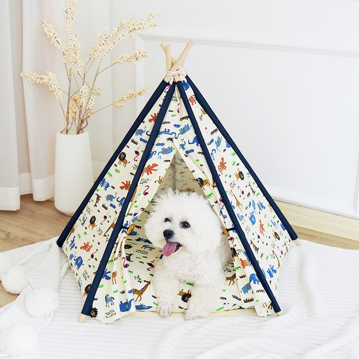 Pet bed cat/dog kennel outdoor mat small pet tent