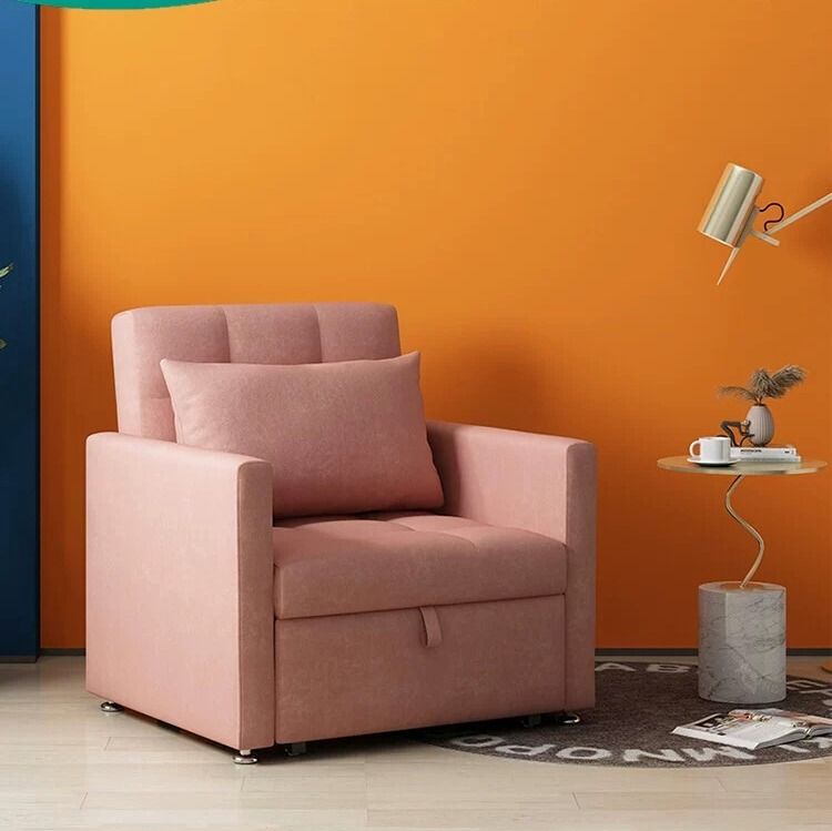 80-150cm Velvet Upholstered Sleeper Sofa