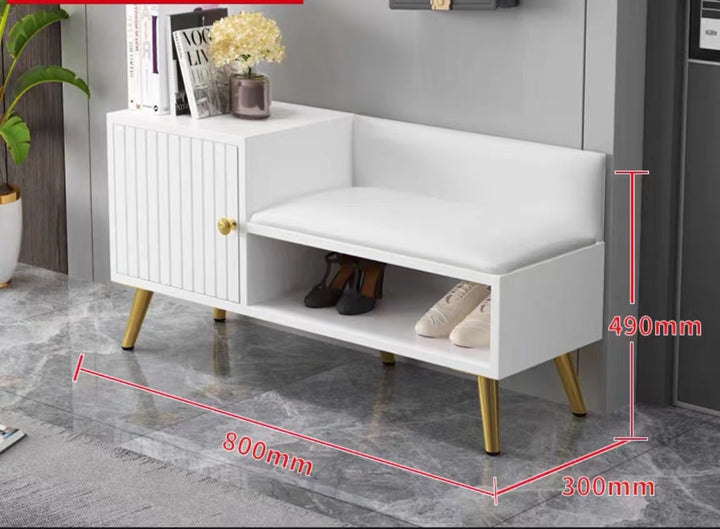 Modern Shoe Cabinet and Bench for Entryway