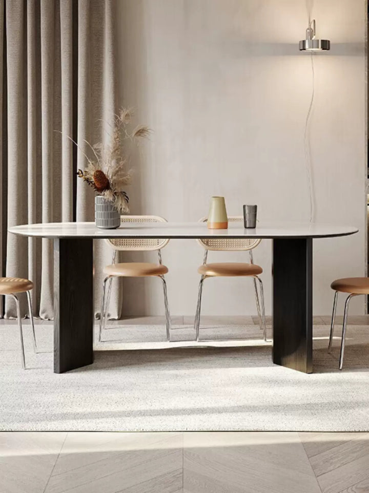 Japandi Sintered Stone Dining Table