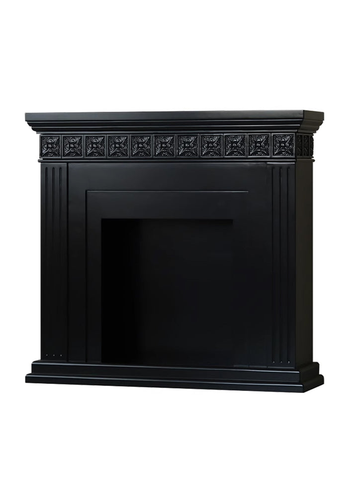 Retro Fireplace Console Side Cabinet Decorative